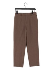 Uniqlo Women's Suit Trousers M Brown Polyester