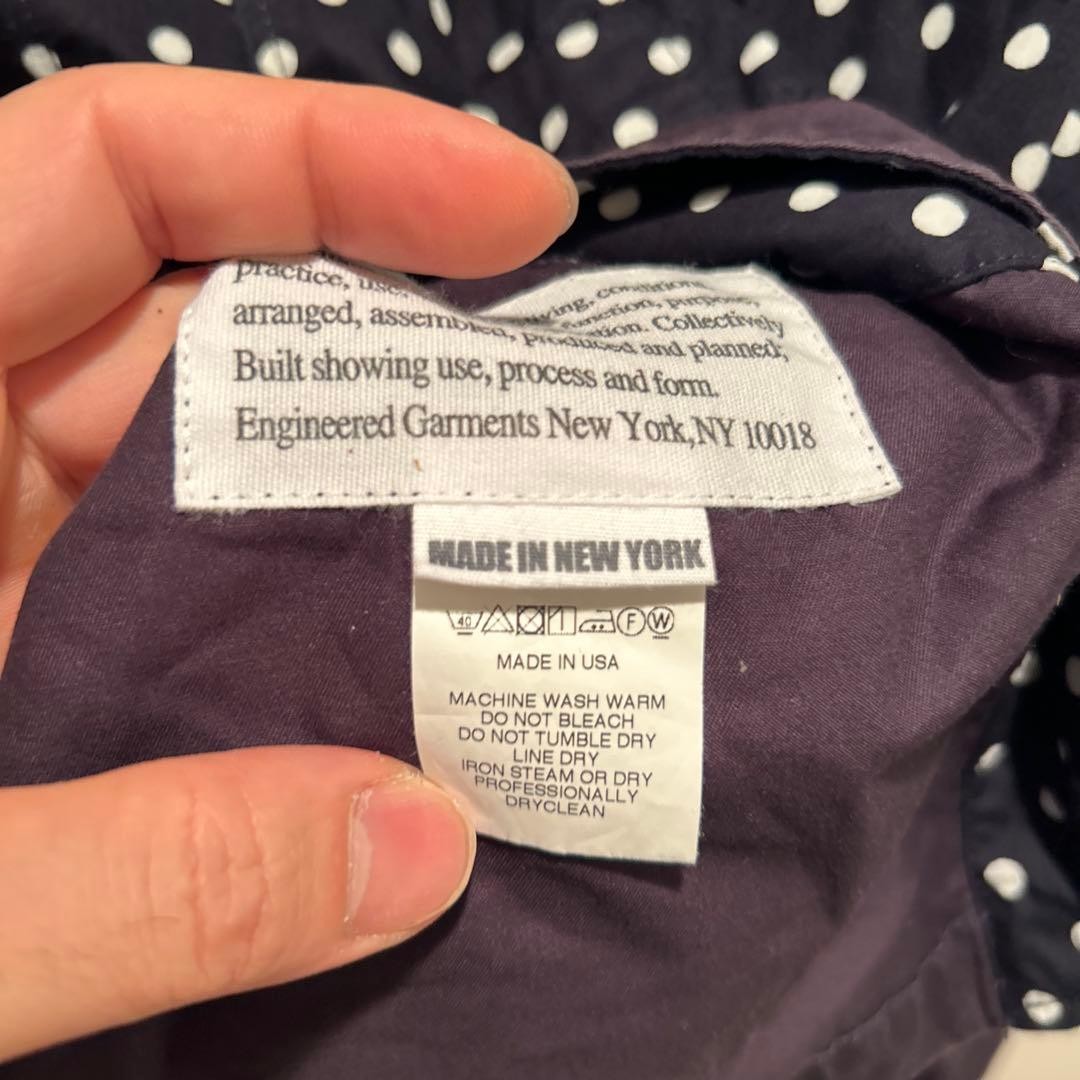 Engineered Garments Loiter Jacket Dot Pattern Pat… - image 4