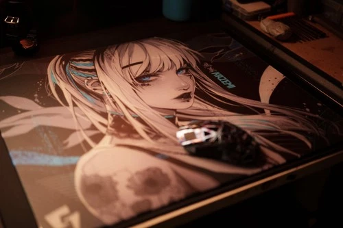 GLSSWRKS Kazemi Premium Glass Mousepad Limited Edition