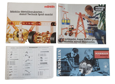 Märklin - Hefte - Metallbaukasten - 1967 - 1970 - 1984 --- DOG 924