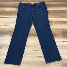 Everlane Mens Performance 5-Pocket Chino Pants Navy Blue 32x30 Slim Straight