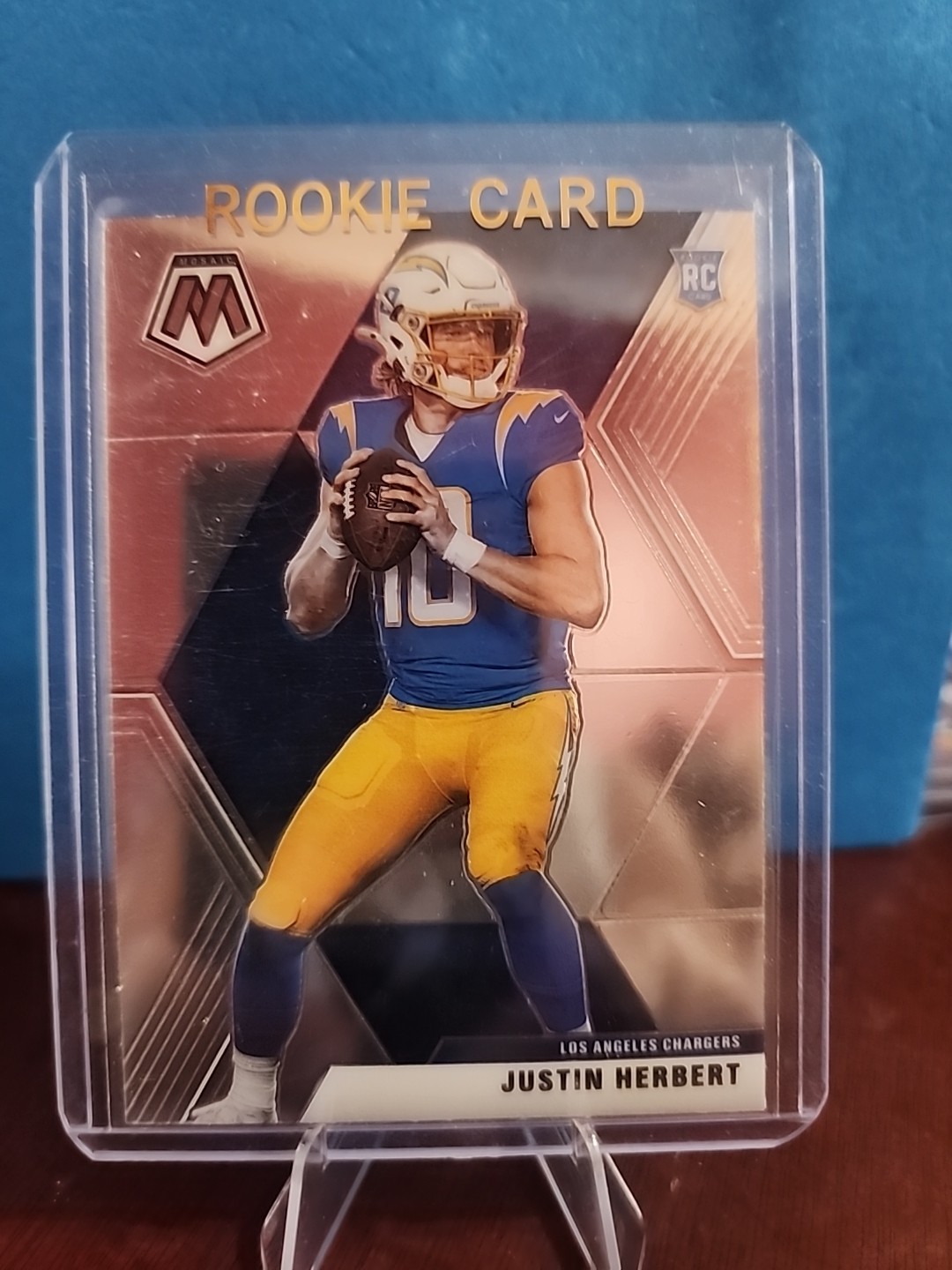 2020 Panini Mosaic - Rookies Justin Herbert #204 Silver Prizm (RC)