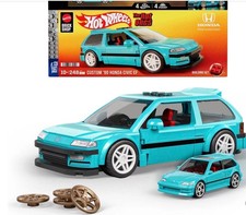 Hot Wheels Brick Shop Custom '90 Honda Civic EF The Hot Ones Mattel Speed Series