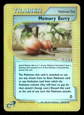 Pokemon Memory Berry Uncommon Aquapolis 128/147 HP Reverse Holo on eBay