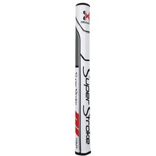 New SuperStroke Traxion Tour 1.0 Putter Grip  White / Red / Gray 