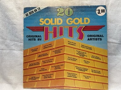 20 Solid Gold Hits LP 1974 Adam VIII A 8016 : Aretha Franklin Four Tops & more