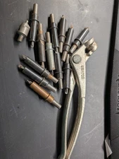 MISC CLECO'S WITH PLYERS AND COUNTER SINK IN GOOD CONDITION