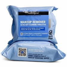 Neutrogena Makeup Remover Cleansing Wipes 25 Ct x2 Ultra-Soft Towelettes