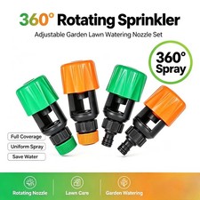 Kitchen Garden Tap Adapter Orange Hose Connector Mixer Water Tap Fitting