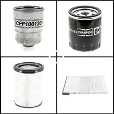 Champion Filterset, Inspektionspaket für Opel CORSA A CC KADETT E CC KADETT D