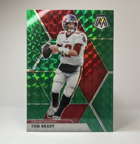 2020 Panini Mosaic Tom Brady #135 Green Mosaic Prizm Tampa Bay Buccaneers - Bild 1 von 8