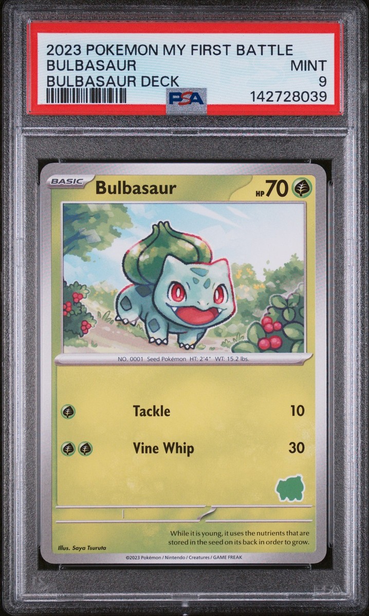 2023 POKEMON MY FIRST BATTLE-BULBASAUR DECK BULBASAUR PSA 9 | eBay