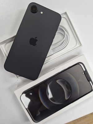 UNLOCKED Apple iPhone 16e - 128 GB - Black - 100% Battery - EXCELLENT