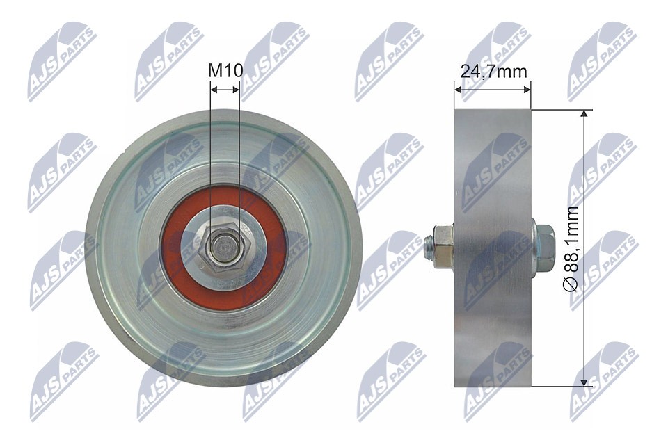 Fits NTY RNK-TY-006 PULLEY IDLER