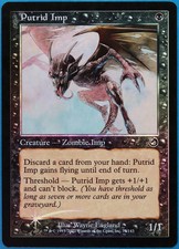 Putrid Imp FOIL Torment PLD Black Common MAGIC MTG CARD (ID# 511358) ABUGames