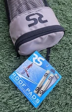 Rave Sports RS Roof Pads 28” with Cinch Straps & Polyester Mesh Carry Bag NEW