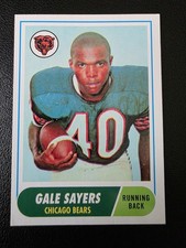 2010 Topps - Anniversary Reprints Gale Sayers #75 Rookie Card 1968 Reprint. rookie card picture