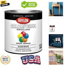 K05612007 COLORmaxx Paint & Primer, Gloss, Wh...