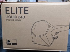 CoolerMaster Master Elite Liquid 240 240mm ARGB CPU Liquid Cooler, Black