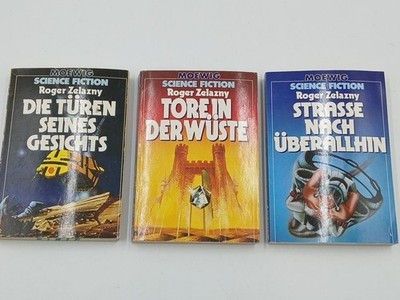 3x Roger Zelazny SF TB Sammlung, Straße nach Überallhin, Tore in der Wüste, Die 