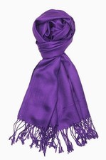 Soft Silky Pashmina Shawl Wrap Women Pashmina Solid Scarf Stole Ladies Scarf