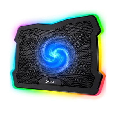 KLIM Ultimate - RGB Laptop Cooling Pad with LED Rim - New - Gaming ... Fast Ship