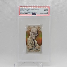 2021 Allen & Ginter Daniel Kim Mini Gold Refractor SP /50 PSA 9 #222 9696