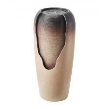 VEVOR Outdoor Water Fountain,30.71 in Height Fountain and Waterfall,1-Tier Floor