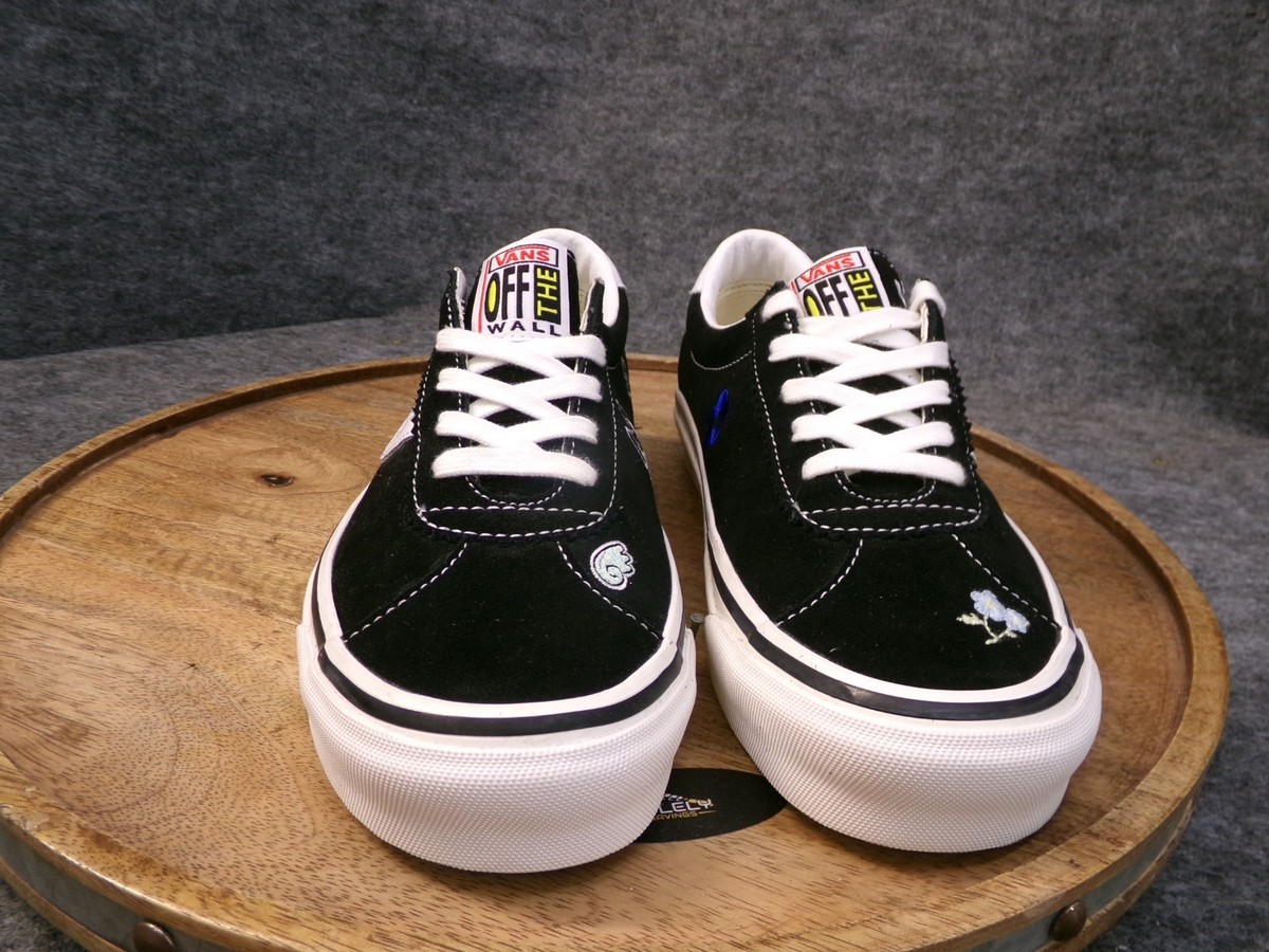Vans X Sandy Liang Style 73 DX Art Floral Black Suede Skate Shoes