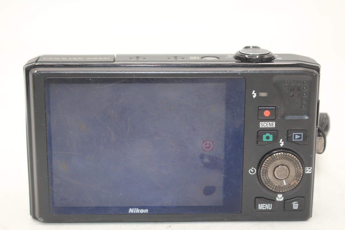 Nikon COOLPIX S8000 14.2MP Digital Camera - Black for sale online