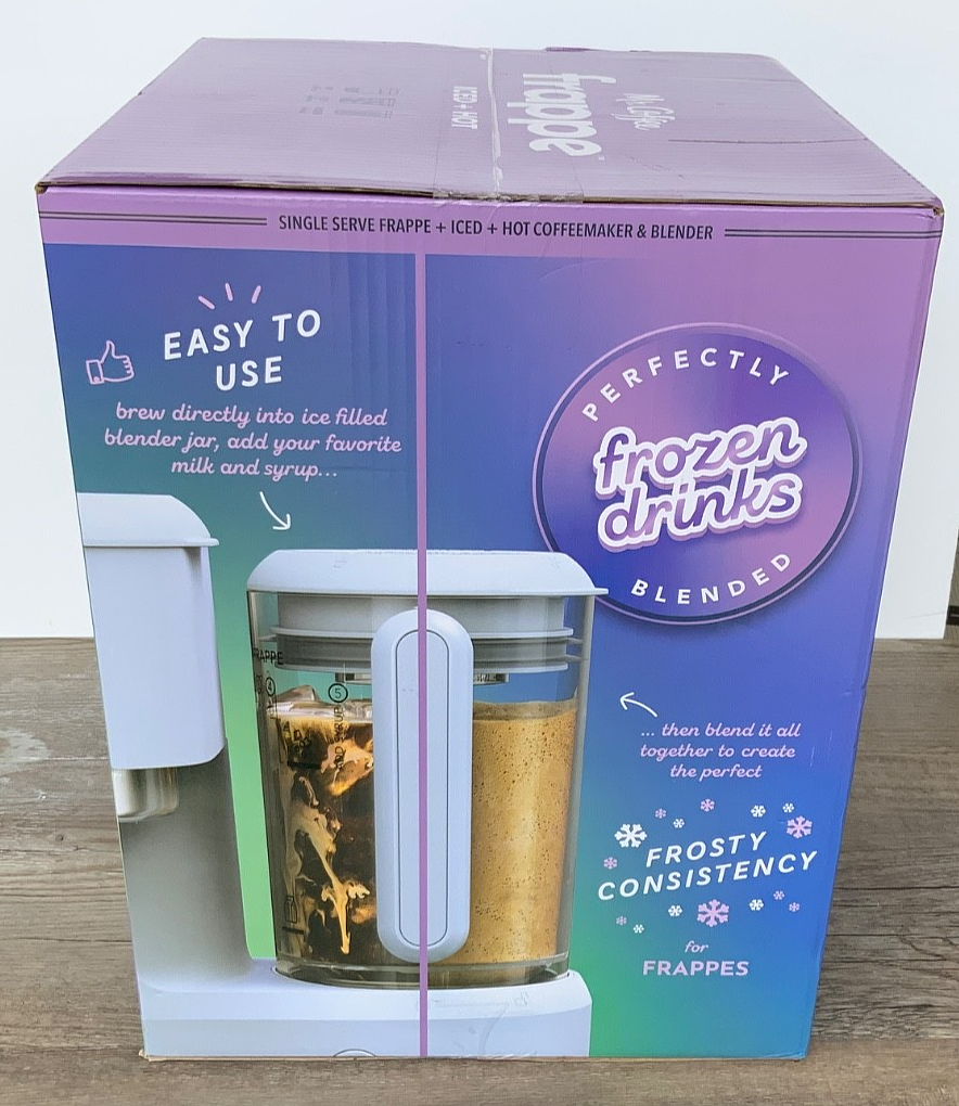 Mr Coffee Single-Serve Frappe Iced and Hot Coffee Maker Blender