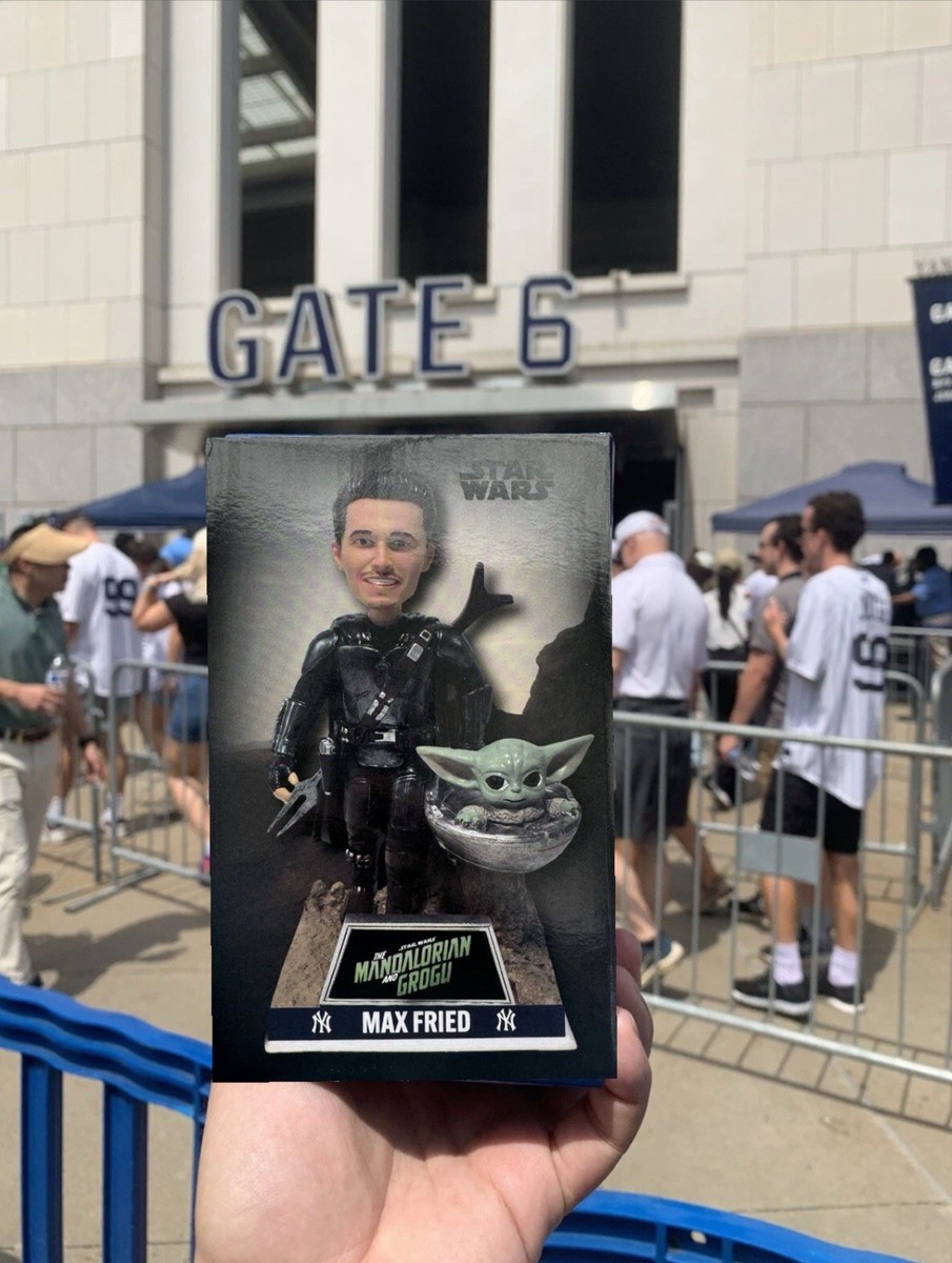 2026 Max Fried Mandalorian Bobblehead New York Yankees Star Wars