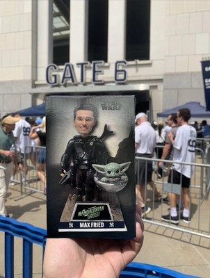 2026 Max Fried Mandalorian Bobblehead New York Yankees Star Wars