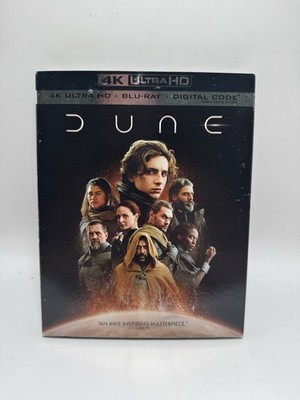 Dune (4K Ultra HD + Blu-ray) NEW Sealed w Slip Cover  Timothy Chalamet
