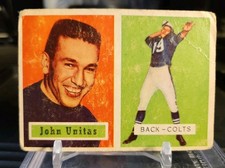 Click to enlarge John Unitas
