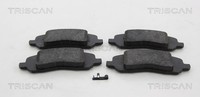 Triscan Bremsbelagsatz, Scheibenbremse 8110 80546 FüR Chrysler Dodge Jeep