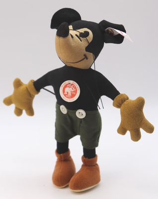 ミッキーマウス 00008番シュタイフ ディズニー 日本限定 激レア Mickey Mouse No. 00008 Steiff Disney Japan exclusive with a gift
