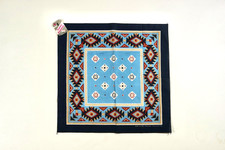 80 s Southwest Design Bandana Handkerchief Hankie USA Vintage RN 14193 Deadstock