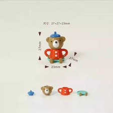 Bouilloire miniature visage ours échelle 1/6 / accessoires cuisine / diorama cuisine