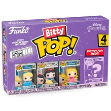 Funko Blister 4 Figuras Bitty Pop Disney Princesas Cenicienta