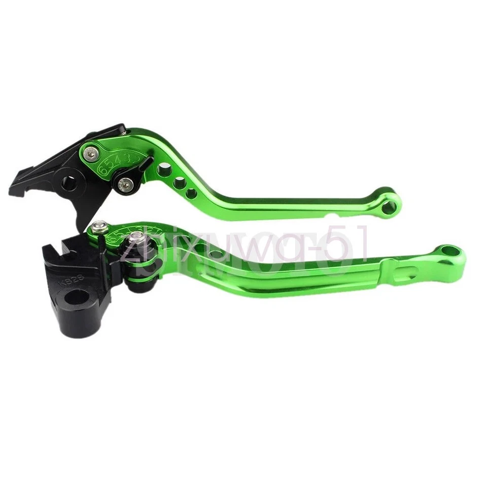 Short&Long Adjustable CNC Brake Clutch Levers For Suzuki GSXR600 GSXR750 1997-03 - Image 3 of 4