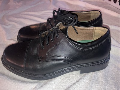 THOM McAN Black Leather Lace Up Dress Shoes Men's Size 9.5W