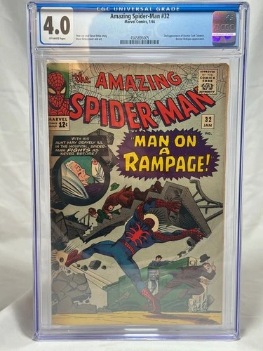Amazing Spider-Man #32 1966 CGC 4.0 2nd Appearance of Doctor Curt Connors