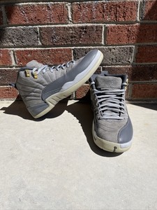Nike Air Jordan Retro 12 Dark Grey Wolf para hombres zapatos talla 9  130690-005 | eBay