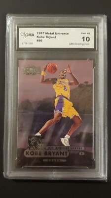 Kobe Bryant 97-98 Metal Universe #86 Lakers GMA 10 (PSA 10 