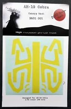 Dead Design 1/32 BELL AH-1G COBRA CANOPY PAINT MASK ICM Kit
