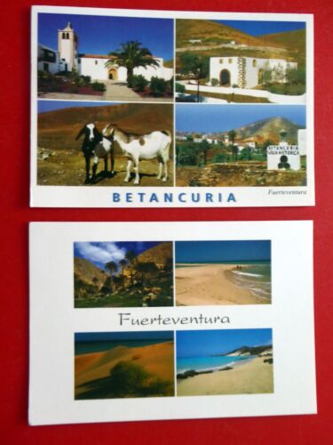2 x Betancuria - Fuerteventura - Kanarische Insel - Spanien Kirche - Großformat - Afbeelding 1 van 3