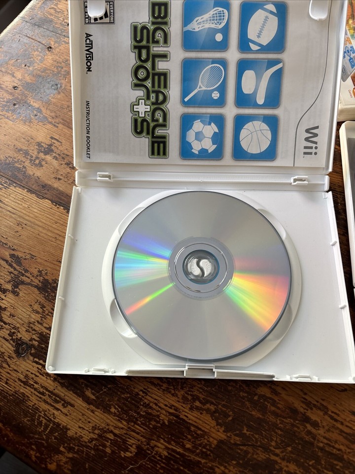 Nintendo Wii Game Lot of 3 Big League Sports Game Party 2 Outdoor