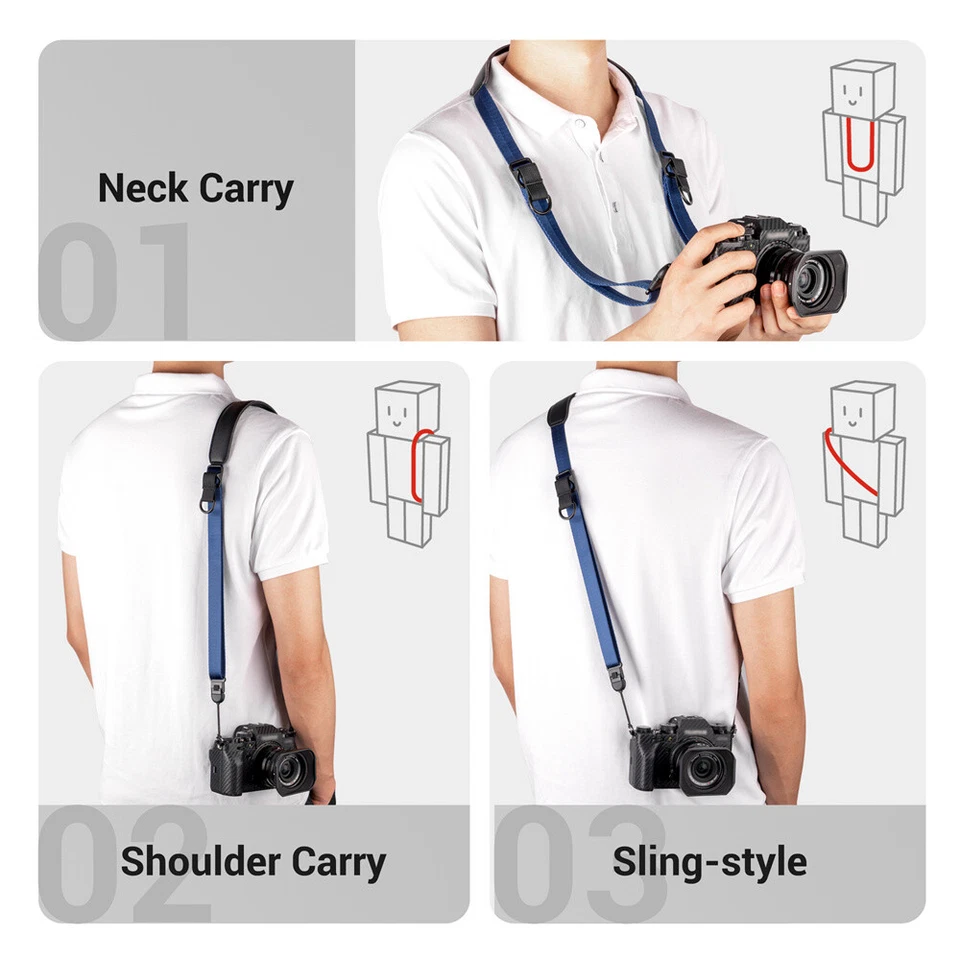 Quick Release Sling Strap Neck Shoulder for Fujifilm X-T30 III X-T5 Sony RX1RIII - Image 2 of 4