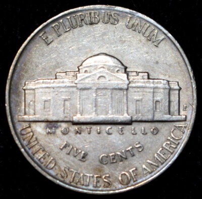 1939 D USA - FIVE CENTS - COPPER-NICKEL - Jefferson - KEY DATE